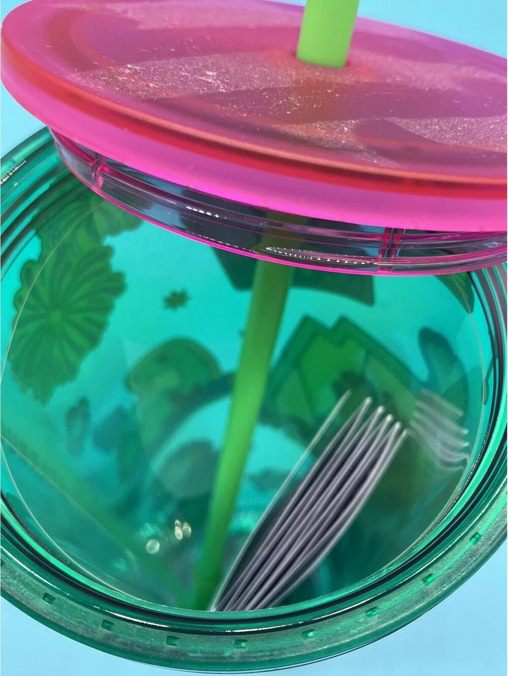 Starbucks Disney Hollywood Studios Tumbler 650ml Multicolor Plastic Straw Lid